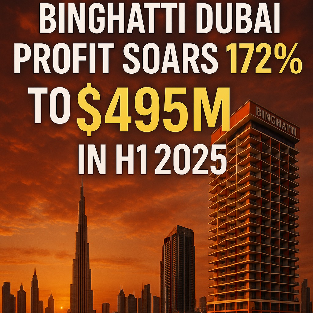 Binghatti branded residences in Downtown Dubai driving record $495M H1 2025 profit