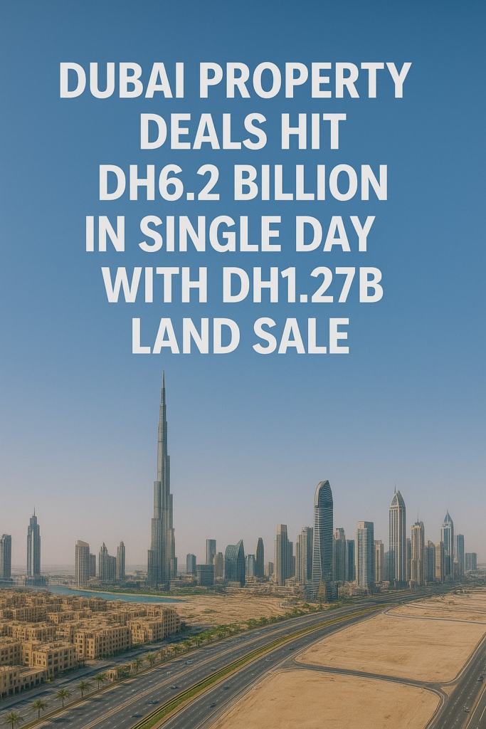 Dubai Property Hits Dh6.2B in Daily Deals