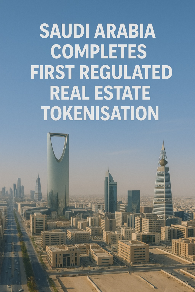 Saudi real estate tokenisation