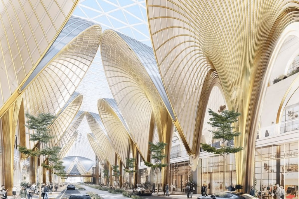 Dubai Square drive-through mall