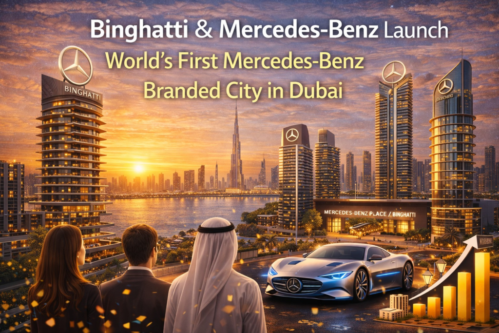 Mercedes-Benz branded city Dubai