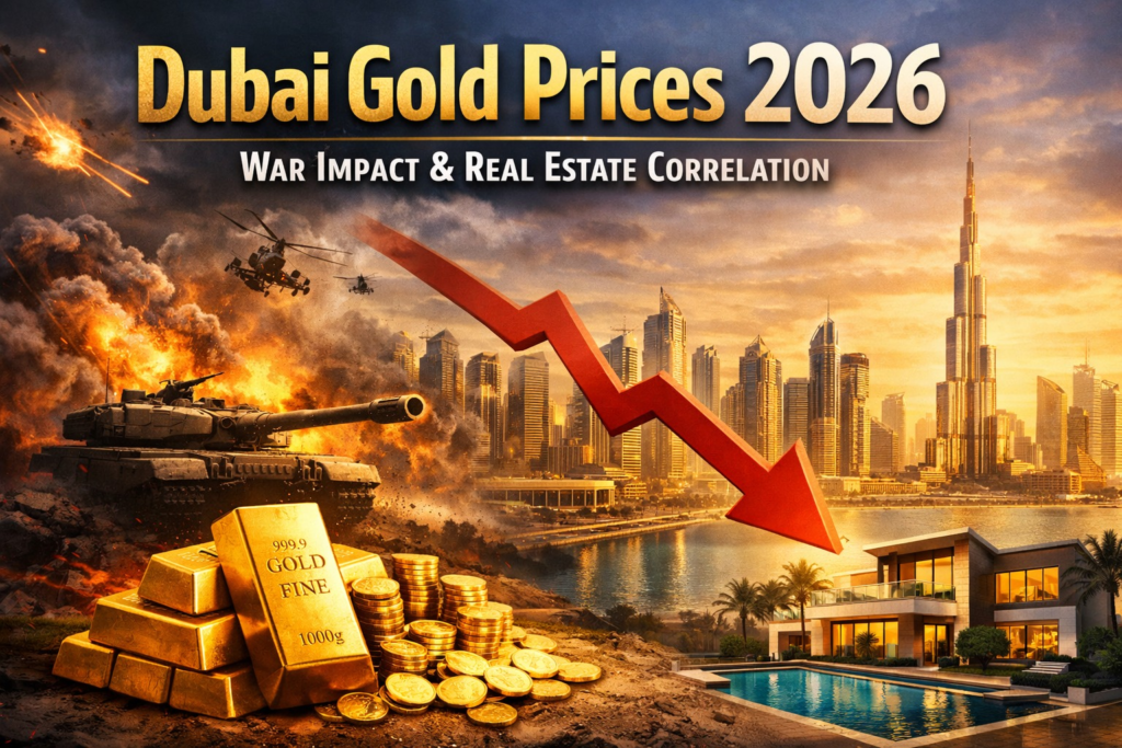 Dubai Gold Prices 2026 War Impact & Real Estate Correlation