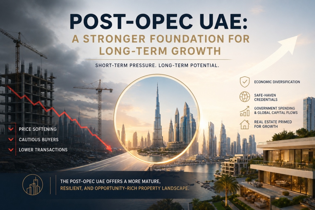 UAE withdrawal from OPEC impact on Dubai real estate 2026