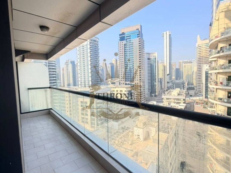 Spacious 2BR | Marina View | Unfurnished | Balcony