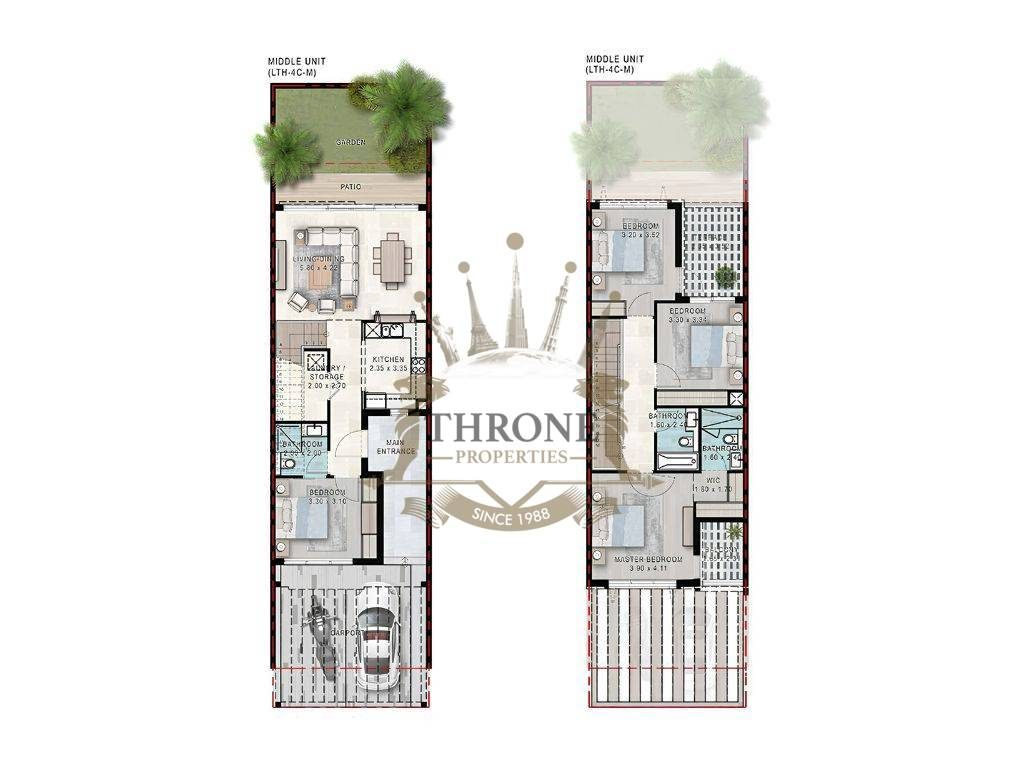 4 Bedroom Townhouse for Sale in Damac Lagoons - Photo 10 | Throne Properties