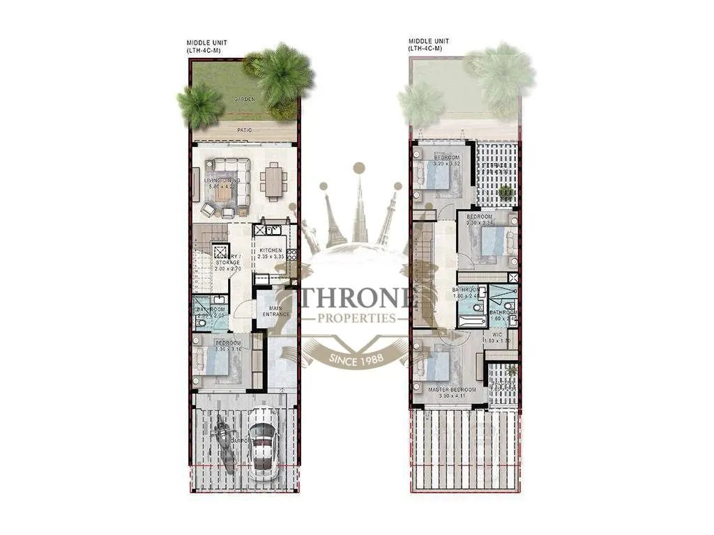 4 Bedroom Townhouse for Sale in Damac Lagoons - Photo 9 | Throne Properties