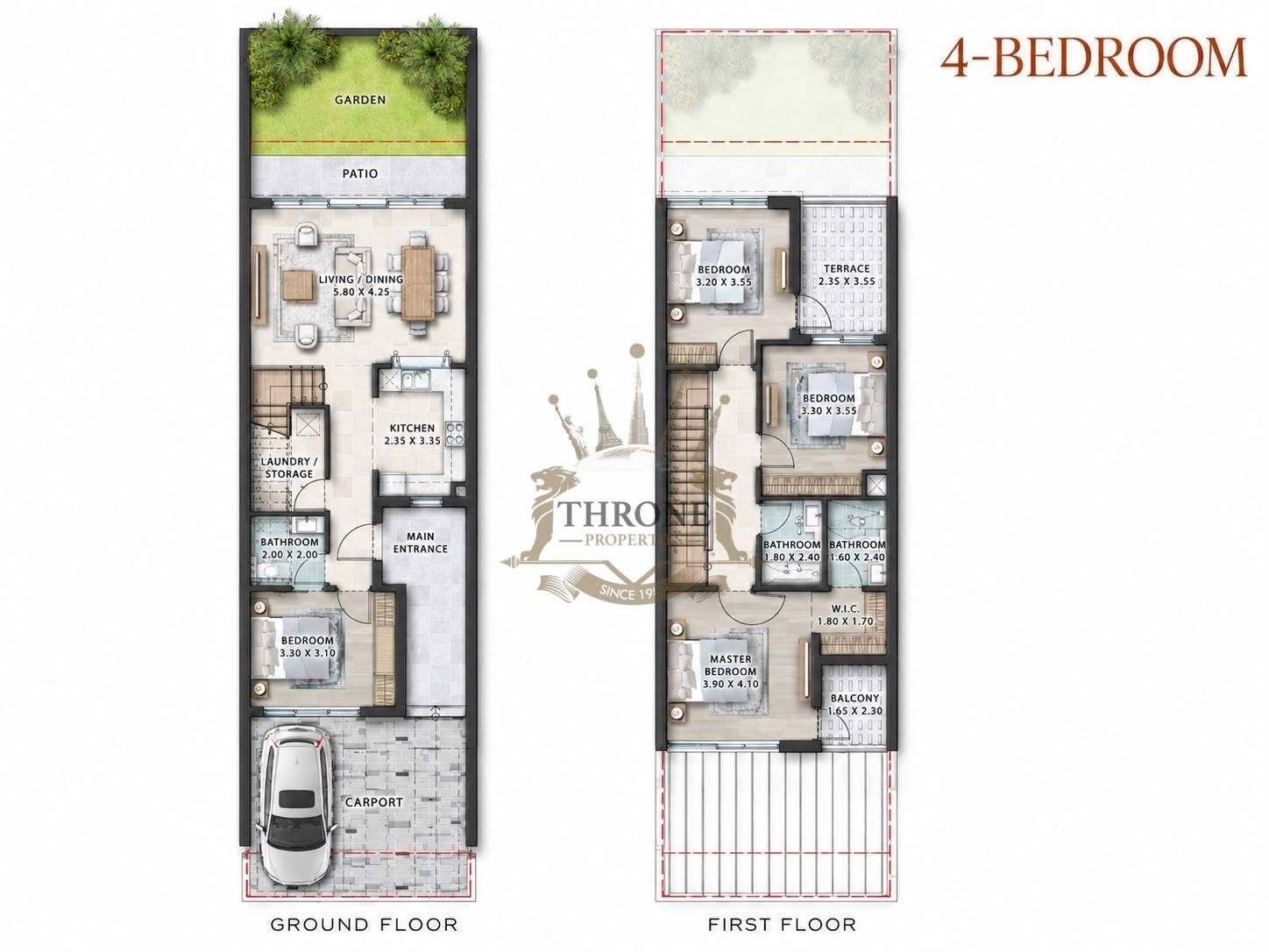 4 Bedroom Townhouse for Sale in Damac Lagoons - Photo 9 | Throne Properties